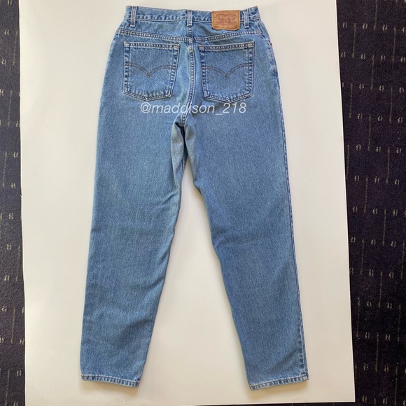 Levis Vintage 550 High Rise Straight Leg Dad Jeans 31” waist - Picture 7 of 15